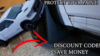 Protect your trucks paint  Ram 1500 mud flap installation [upl. by Longfellow]