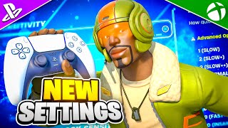 NEW BEST Controller SETTINGS  Sensitivity in Chapter 6 Fortnite Tutorial [upl. by Aihtyc862]