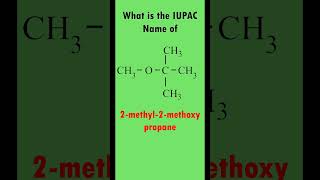 Chemistry Quiz 25  IUPAC Nomenclatrue of Organic Compounds  Ethers  Class 11 amp 12 [upl. by Dunning989]