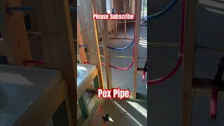 Pex Pipe Install shortvideo constrcution diy [upl. by Dowski]