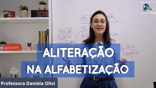 ALITERAÇÃO NA ALFABETIZAÇÃO [upl. by Ursa20]