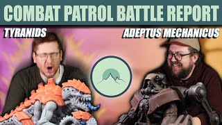 Tyranids vs Adeptus Mechanicus Warhammer 40k Combat Patrol Battle Report [upl. by Asyal]