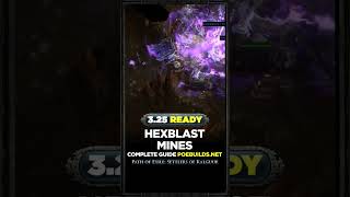 POE 325 HEXBLAST MINES  BUILD REVIEW  POE BUILDS shorts pathofexile poebuilds poe [upl. by Ihsoyim]