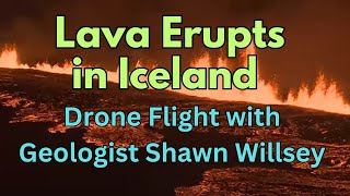 Icelands Impressive Eruption Livestream from Geologist Shawn Willsey [upl. by Salli]