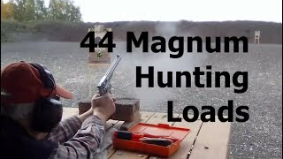 Reloading 44 magnum hunting loads with Winchester 296 [upl. by Rosenblast]