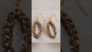 Making Glamorous Resin Rhinestone Earrings [upl. by Tada]