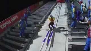 Deutschland Skispringen Teamwettkampf  Olympia Sotschi  170214  Highlights 2 Durchgang [upl. by Alohcin]