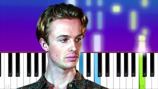 Isak Danielson  Face My Fears Piano Tutorial [upl. by Asilim]