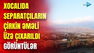 Xocalıda düşmənin daha bir çirkin əməli torpaqlarımızı görün hansı məqsədlə istifadə edirmişlər [upl. by Robinetta]