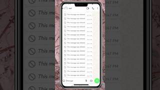 How To Read WhatsApp Deleted Messages  Whatsapp Ke Delete Message Kaise Dekhe shortfeed shorts [upl. by Eba19]