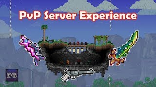 Terraria  My first PvP experience on Dark Gaming server [upl. by Nav513]