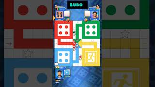 Ludo game in 4 players match short l Ludo game in 4 players short l Ludogameplay ludoshort S49 [upl. by Anirtep]