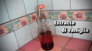 Come fare l’ ESTRATTO DI VANIGLIA in casa  solo 2 ingredienti [upl. by Eynahpets]