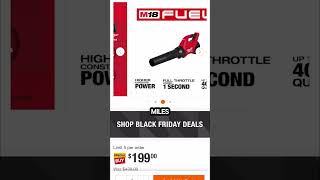 Insane Milwaukee Leaf Blower Deal Only 199 with 2 Batteries [upl. by Shiff119]