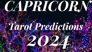 CAPRICORN Tarot 2024 Predictions—Big changes and nothing holding you back❤️💰🌎 [upl. by Nossila75]