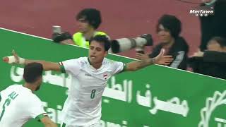 Iraq vs Qatar Highlights  Gulf Cup 2023 Semi final [upl. by Donaghue]