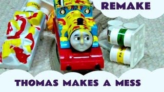 Thomas And Friends Remake THOMAS MAKES A MESS [upl. by Inait]