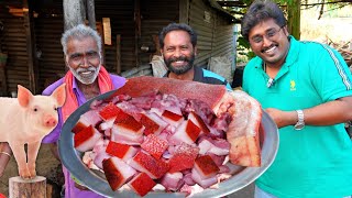 PORK FRY VILLAGE STYLE COOKING  TASTY PORK RECIPE  கிராமத்து பன்றிகறி வறுவல்  PORK CURRY  MEIPIX [upl. by Evelyn]