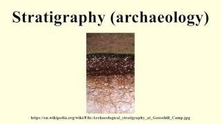 Stratigraphy archaeology [upl. by Trilbie]