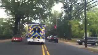 RIDE ALONG Teaneck Ambulance Responding to Pedestrian Struck [upl. by Vassar518]