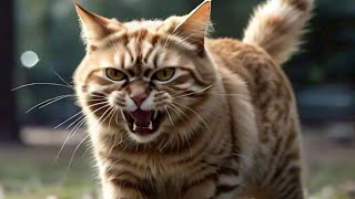 Cat Sound Effect  Cat Sounds To Scare Mice  Animal Growling Sounds [upl. by Yevoc535]