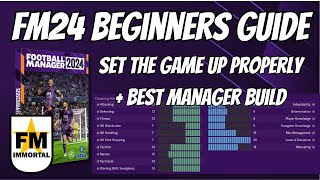 How to set Football Manager up properly and best managerial focus  FM24 Tips [upl. by Tabitha]