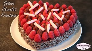 Recette de Gâteau Chocolat Framboise pour la Fête des Pères [upl. by Alie678]