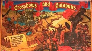 Ep 162 Crossbows And Catapults Board Game Review Lakeside 1983  How To Play [upl. by Notgnillew]