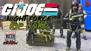 GI Joe Classified Night Force Rip Cord Review [upl. by Ahsiei]