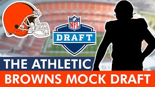 Cleveland Browns Mock Draft With A SURPRISE Pick From The Athletic [upl. by Lionello]