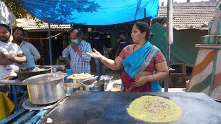 Breakfast in Mandapeta Tapeswaram  Godavari Authentic Food Sankranthi Special  Food Monks [upl. by Dearden]