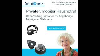 Senionex FLEX PRO Mobiler Senioren Notruf mit Sturzsensor GPS und Telefon [upl. by Nawram571]