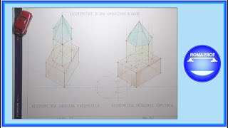 ASSONOMETRIE DI UNA COMPOSIZIONE DI SOLIDI  COMP N°2  1089 [upl. by Ailemak]