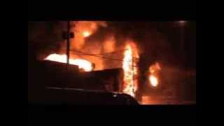 Hotel Talisi Fire Tallassee AL Nov 2009 part 1 [upl. by Munt]