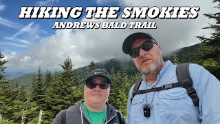 GREAT SMOKY MOUNTAINS HIKING  ANDREWS BALD [upl. by Tankoos403]