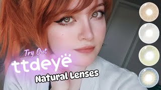 TTDEYE Natural Lenses Try Out ✨️ [upl. by Oiraved]