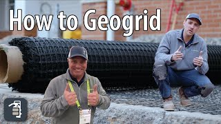 Geogrid Basics in Hardscaping and Retaining Walls [upl. by Bicknell]