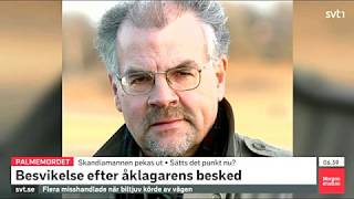 Palmemordet  Lars Borgnäs Engström är ett Blindspår Morgonstudion  SVT 11 Juni 2020 [upl. by Seuqram]