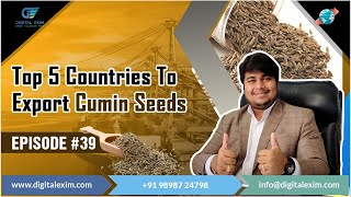 Exim In Short Ep 39  Top 5 Countries To Export Cumin Seeds  Export Import Business [upl. by Navanod]