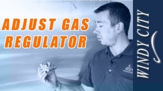 How to adjust gas pressure adjust gas regulator tutorial DIY Windy City Restaurant Equipment Parts [upl. by Weisler]