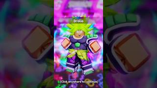 😇 Must Have Heavenly Broly Anime Reborn [upl. by Chadabe726]