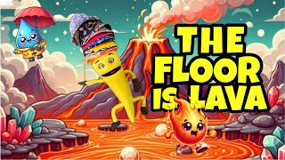 The Floor Is Lava  DANCE MUSIC FOR KIDS [upl. by Didier]