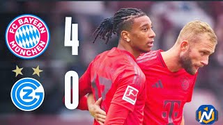 Stunning Olise goal in 40 win  FC Bayern  GC Zürich  Highlights  2024 [upl. by Eycal]