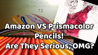 Amazon VS Prismacolor Pencils OMG [upl. by Airaet]