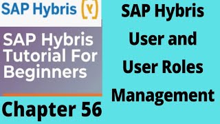 hybris user management  hybris user rights  hybris user roleshybris tutorial for beginnersPart56 [upl. by Odoric]