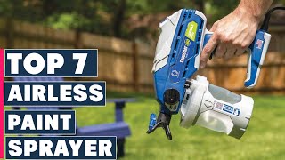 Top 7 Airless Paint Sprayers for Effortless Painting Projects [upl. by Eejan]