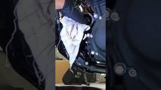 Changing the oil on my Harley Davidson Sportster Iron 883  full video on my channel [upl. by Eyla234]