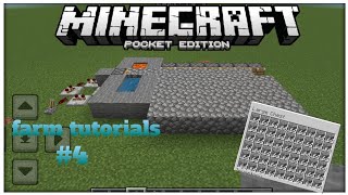 stone farm tutorialspart4working in all editionin minecraftminecraftfarm bedrockminecraft mod [upl. by Aseefan764]