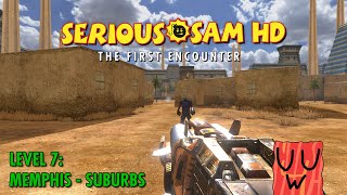 Serious Sam HD The First Encounter  Level 7 Suburbs Stream Playthrough [upl. by Tomchay]