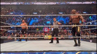 Brock Lesnar vs Bobby Lashley Full Match  WWE Live Event [upl. by Ultann61]